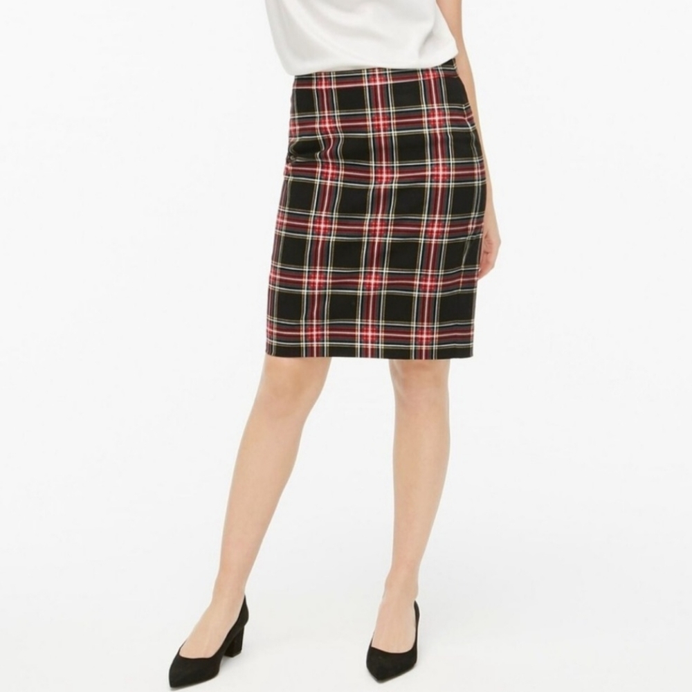 J.Crew Tartan Plaid Skirt NWOT Size 8